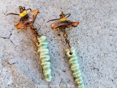 Lampwork earrings