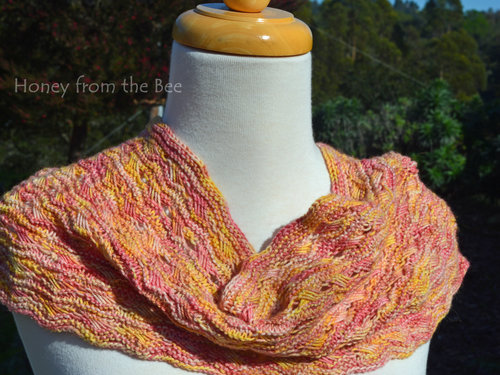 Sunset colored cowl