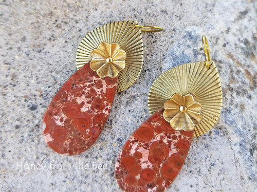 Bird's Eye Jasper earrings