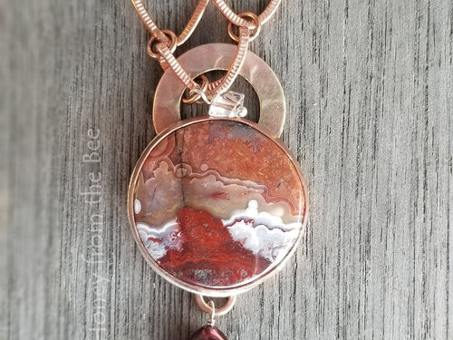 Crazy Lace Agate necklace