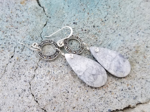 Orbicular Rhyolite earrings