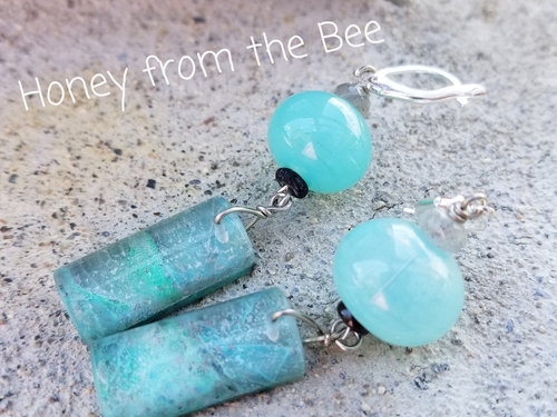 Aqua Artisan Earrings