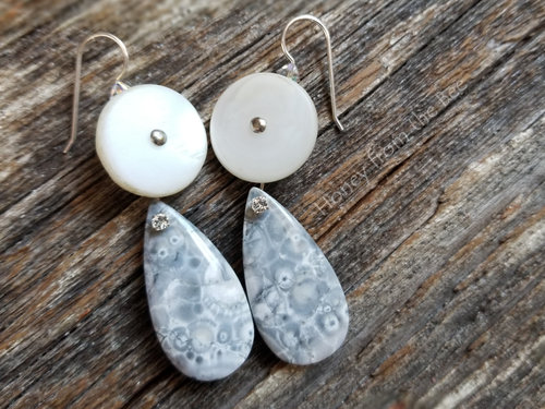 Orbicular Rhyolite earrings