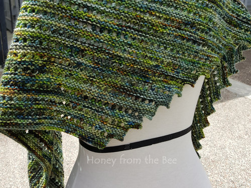 Blue and Green shawl