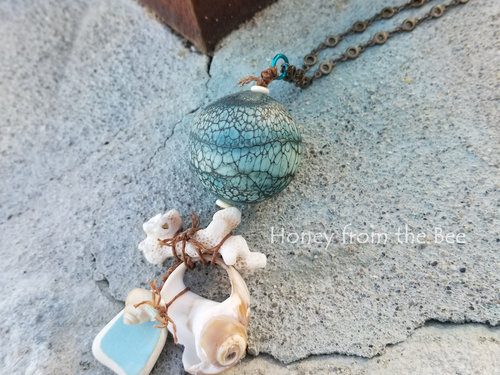 Boho style beach pendant