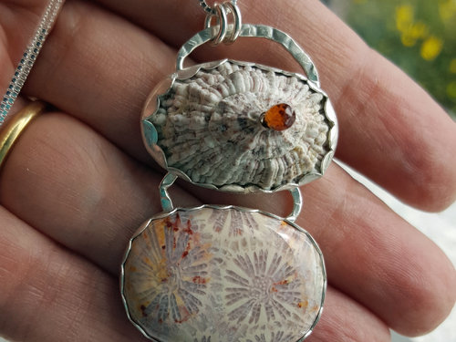 Lavender artisan pendant