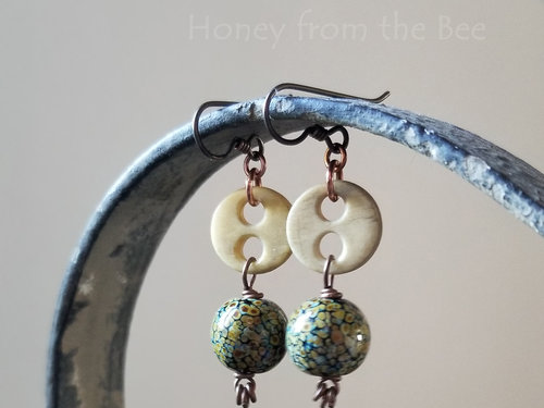 Boho style earrings are chic