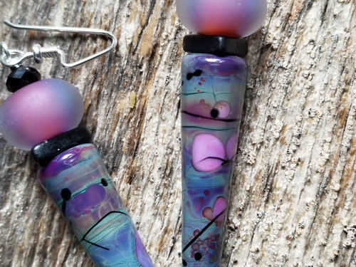 Long bold earrings