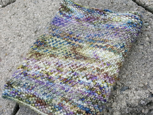 Handknit luxury cowl
