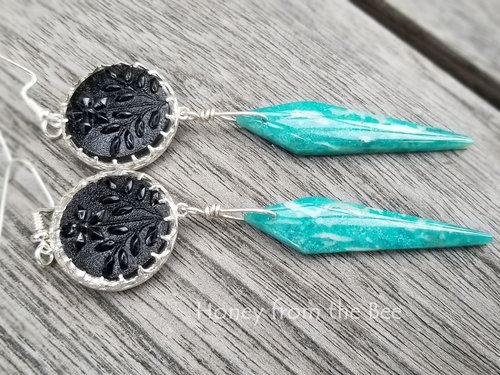 Amazonite earrings