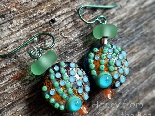 Beach earrings