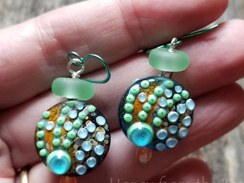 ocean inspired earrings