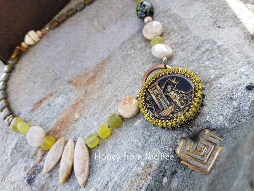 boho garden necklace