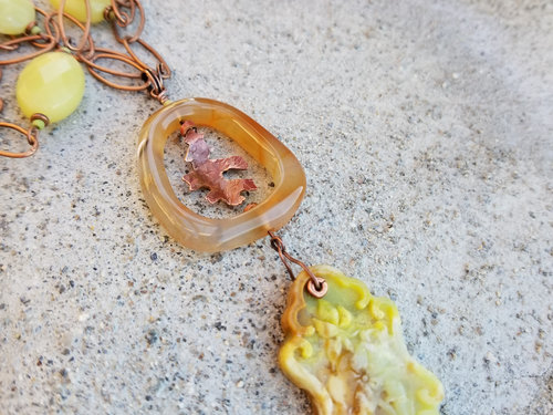 Nature inspired necklace