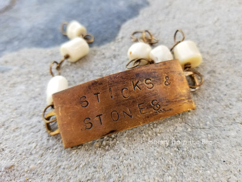 Sticks and Stones bracelet