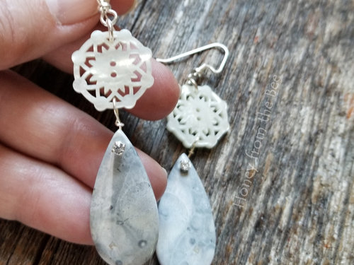 Orbicular Rhyolite earrings