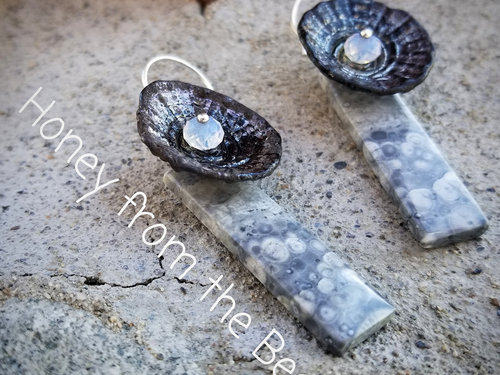 Orbicular Jasper earrings