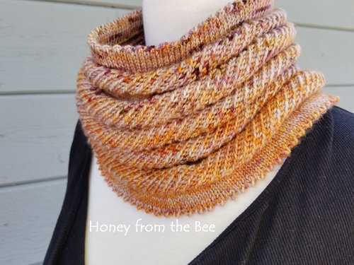 Orange and purple scarf