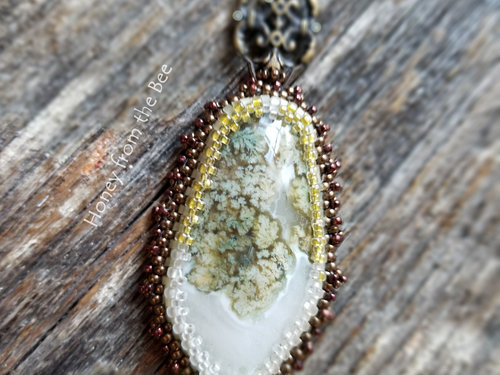 Moss Agate necklace