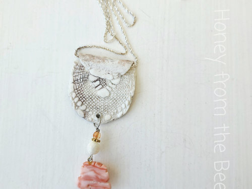 Back of artisan pendant