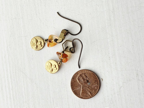 Honeybee earrings