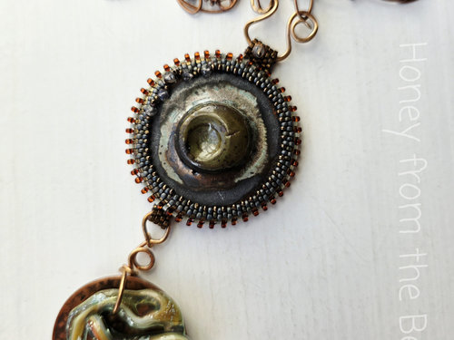 Forest necklace inspired by the Pacific Northwest