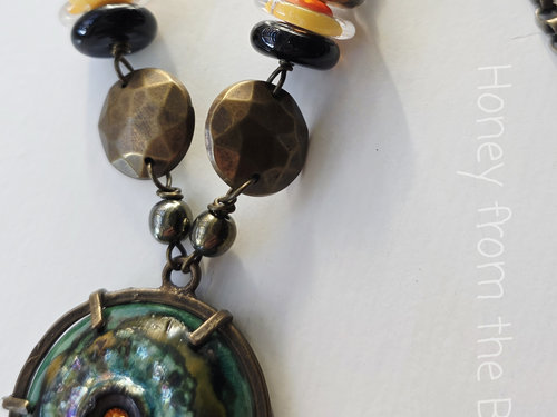 One of a kind necklace celebrating nature