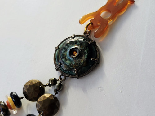 Art necklace inspired by nature