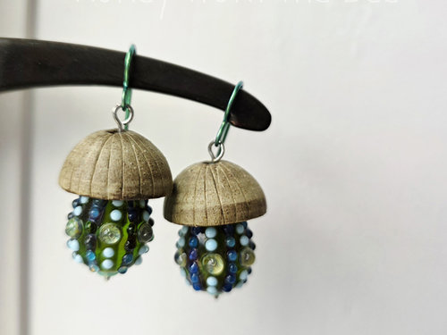 Lampwork earrings