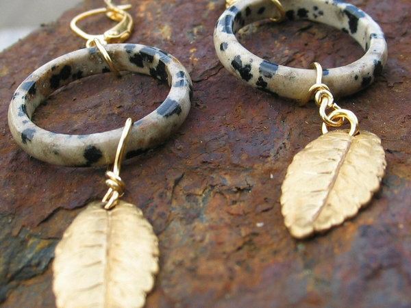 Roman Inspired Artisan Earrings, copyright Honey from the Bee