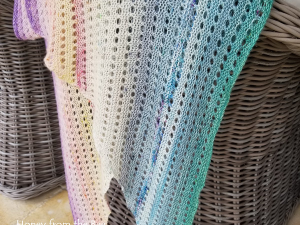 Pastel Rainbow Shawl