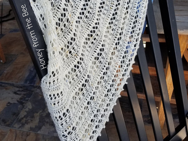 White lace cowl