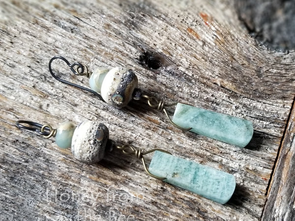 Aquamarine earrings