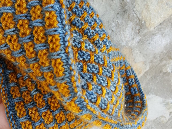 Luxury hand knit cowl