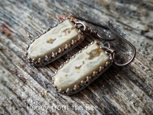 nature inspired ocean jasper earrings