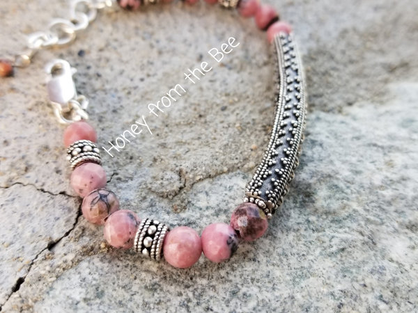 Rhodonite bracelet