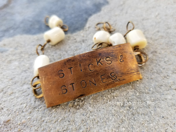 Sticks and Stones bracelet