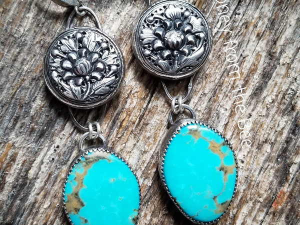Kingman Turquoise earrings